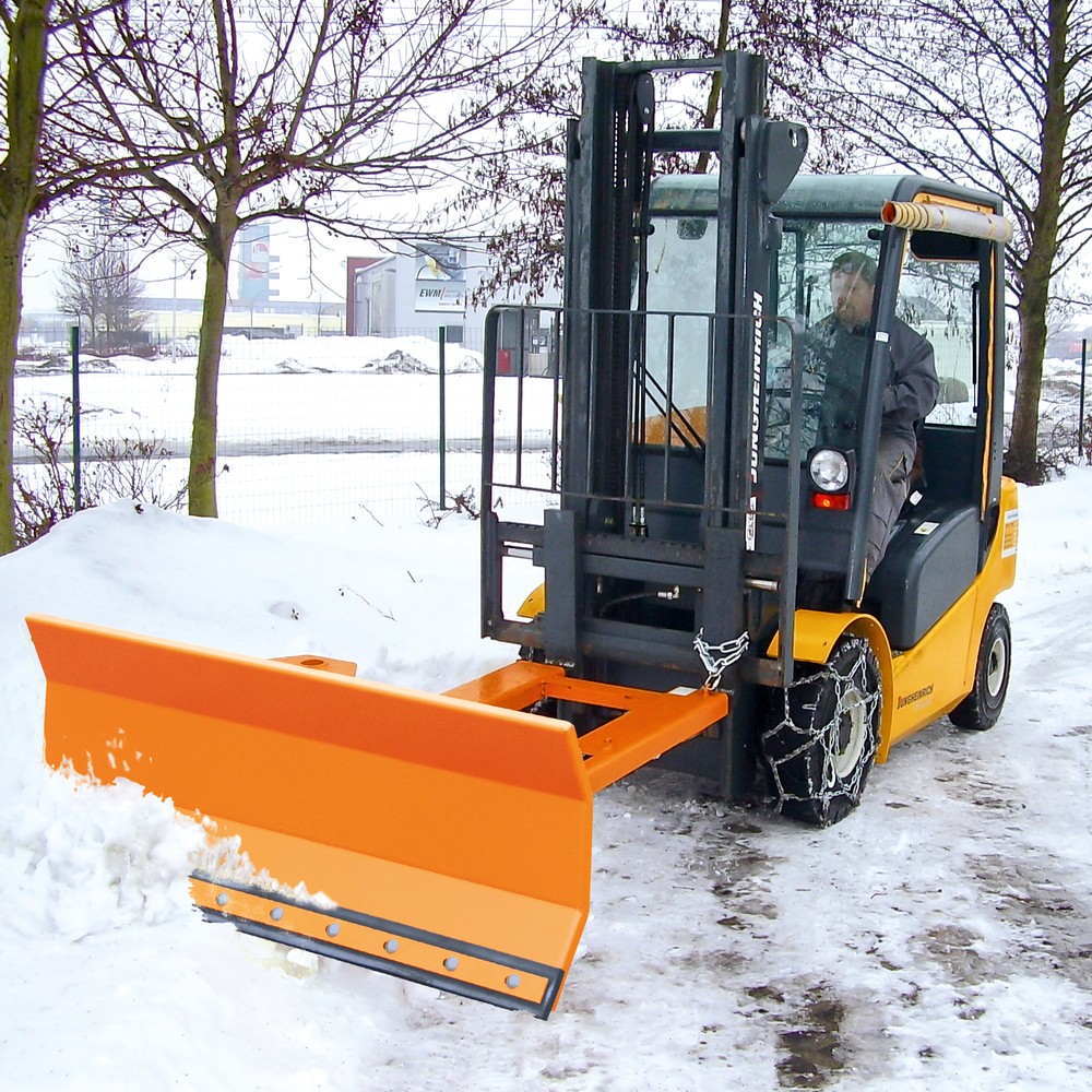 Produktabbildung Nr. 2: Bauer® Stapler-Schneeschieber mit Gummischürfleiste, Schildbreite 1.800 mm