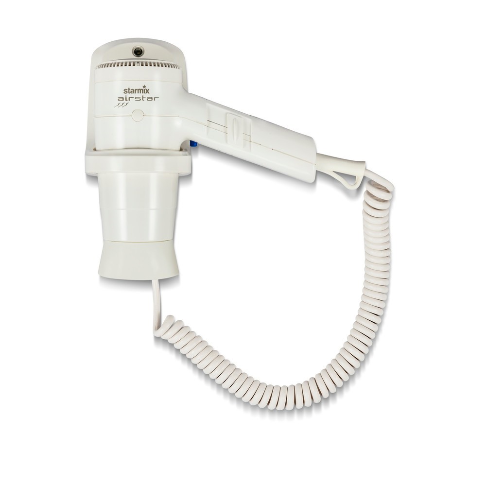 Produktabbildung: starmix Hand-Haartrockner HFTW 12, 1.200 W, inkl. Wandhalter, weiß