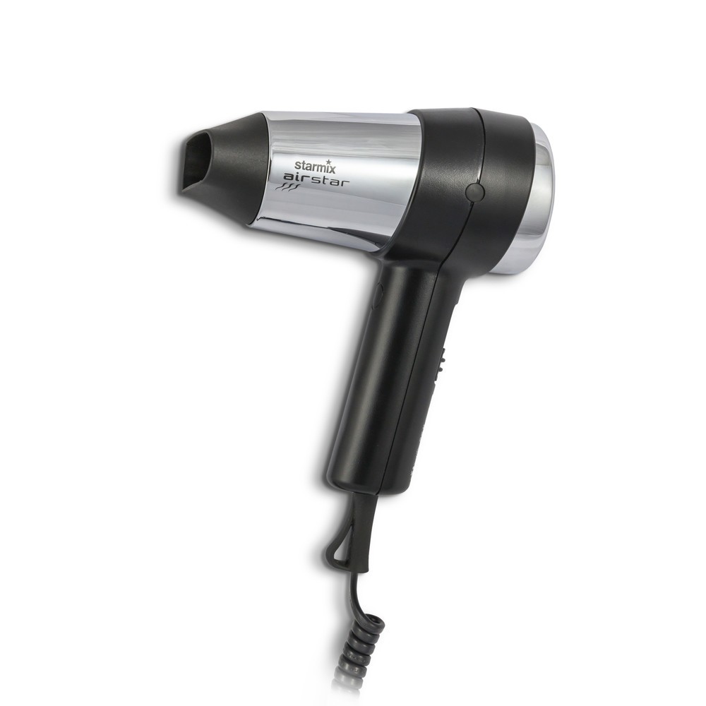 Produktabbildung: starmix Hand-Haartrockner TFC 12, 1.200 W, schwarz/chrom
