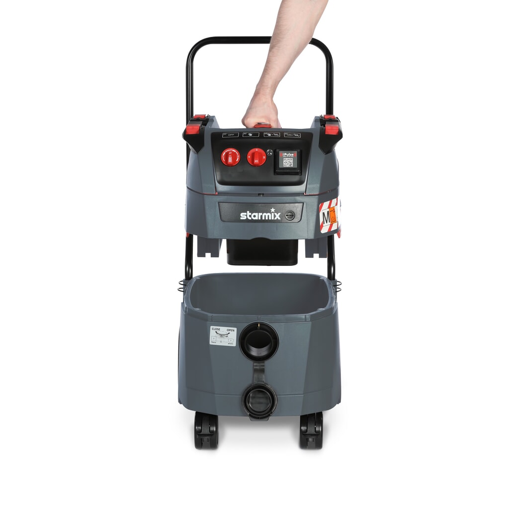 Produktabbildung Nr. 7: starmix Industriestaubsauger iPulse, Staubklasse M, Kippfahrgestell, 1.600 W, 35 l