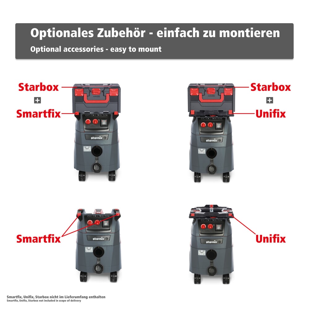 Produktabbildung Nr. 9: starmix Nass-/Trockensauger iPulse, Staubklasse L, 1.600 W, 35 l