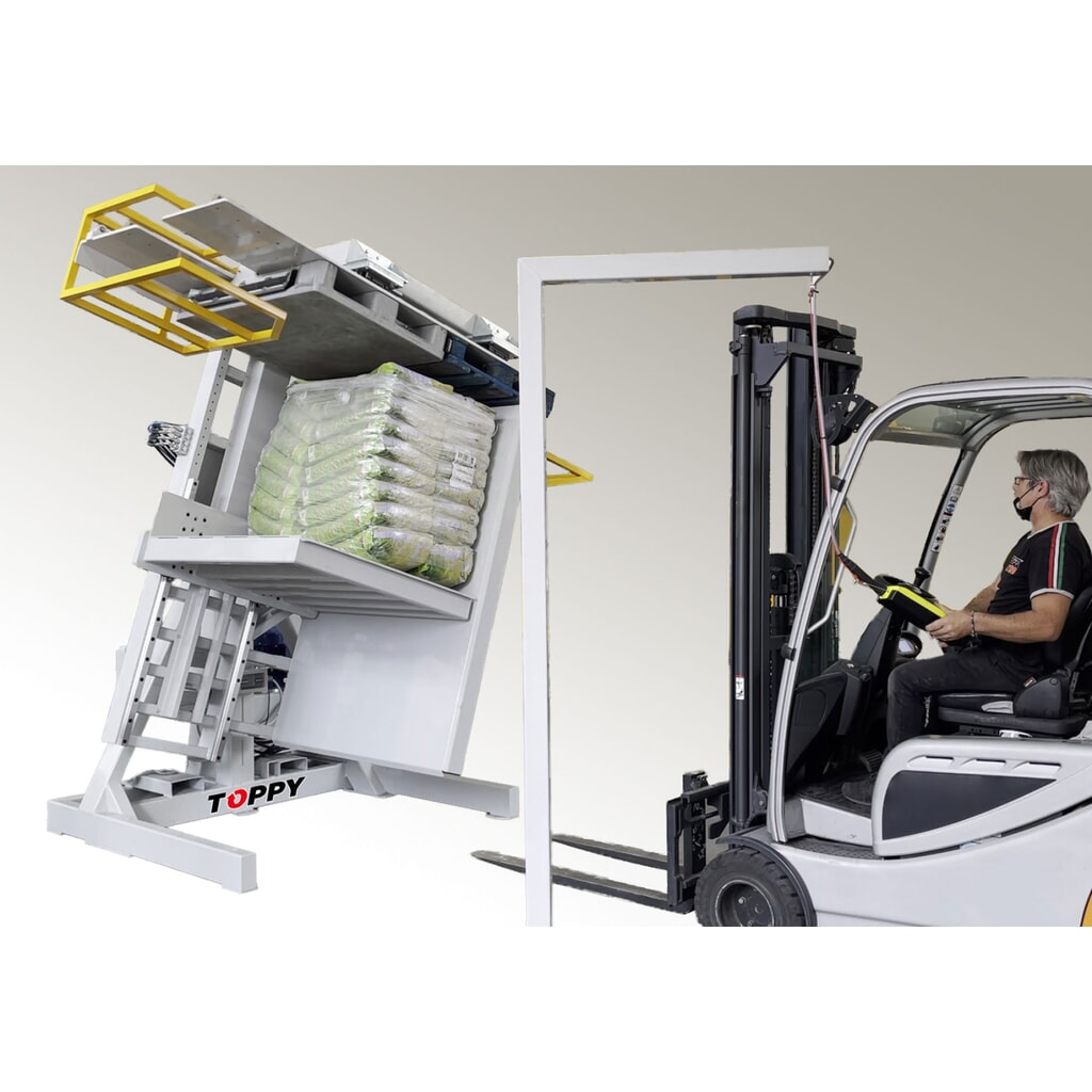 Toppy Stationärer Palettenwechsler, Öffnung 880 - 1.580 mm, Tragkraft 2.000 kg Produktabbildung Nr. 5: Toppy Stationärer Palettenwechsler, Öffnung 880 - 1.580 mm, Tragkraft 2.000 kg