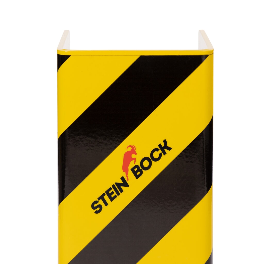 Produktabbildung Nr. 2: Steinbock® Rammschutzecke, U-Profil, HxBxT 400 x 160 x 160 mm, Stärke 6 mm
