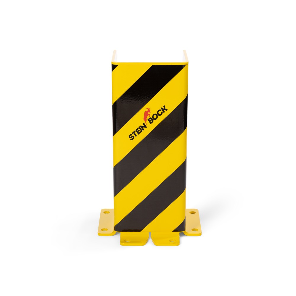 Produktabbildung: Steinbock® Rammschutzecke, U-Profil, HxBxT 400 x 160 x 160 mm, Stärke 6 mm