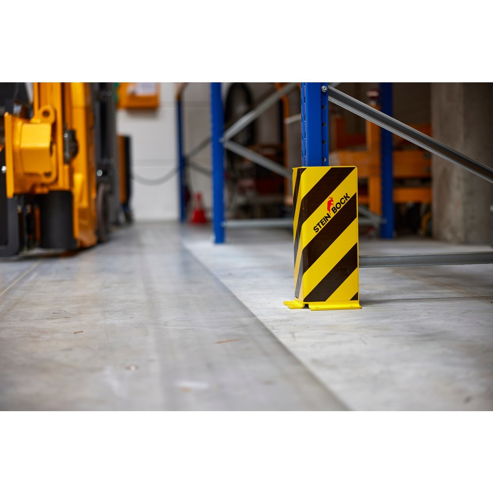 Produktabbildung Nr. 10: Steinbock® Rammschutzecke, U-Profil, HxBxT 400 x 160 x 160 mm, Stärke 6 mm
