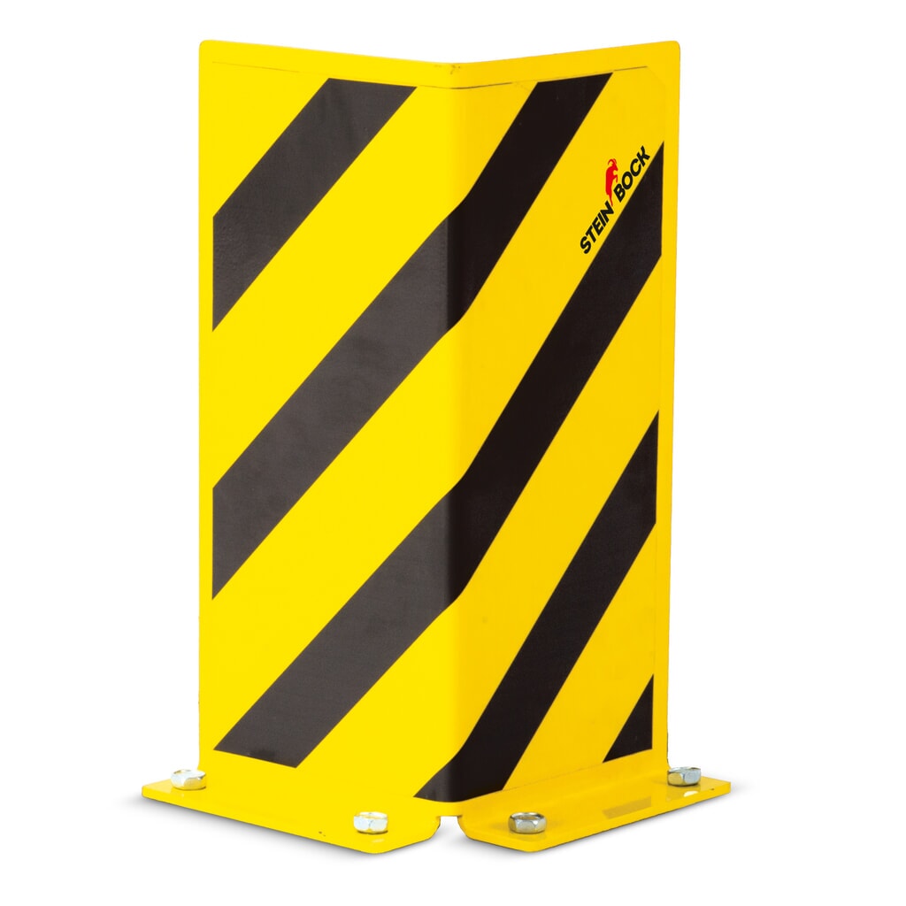 Steinbock® Rammschutzecke, Winkel-Profil, HxBxT 400 x 180 x 180 mm, Stärke 5 mm Produktabbildung: Steinbock® Rammschutzecke, Winkel-Profil, HxBxT 400 x 180 x 180 mm, Stärke 5 mm