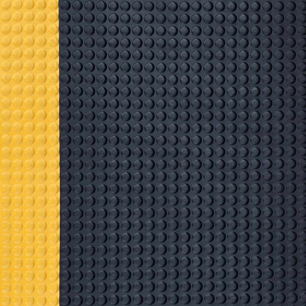 Produktabbildung Nr. 3: Steinbock® Anti-Ermüdungsmatte ErgoSoft Strong, Halbkugelprofil, 2-lagig, BxL 600 x 1.000 mm, schwarz/gelb
