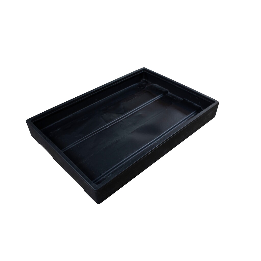 Steinbock® Auffangwanne ECO, 100% Recycling-PE, für 2x 200-Liter-Fässer u. Kleingebinde, Auffangvolumen 130 Liter Produktabbildung Nr. 5: Steinbock® Auffangwanne ECO, 100% Recycling-PE, für 2x 200-Liter-Fässer u. Kleingebinde, Auffangvolumen 130 Liter