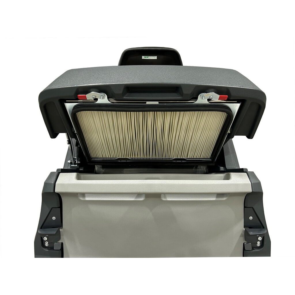Steinbock® Aufsitz-Kehrmaschine A-1150 E PRO, Kehrbreite 1.200 mm, inkl. Batterie und Ladegerät Produktabbildung Nr. 4: Steinbock® Aufsitz-Kehrmaschine A-1150 E PRO, Kehrbreite 1.200 mm, inkl. Batterie und Ladegerät