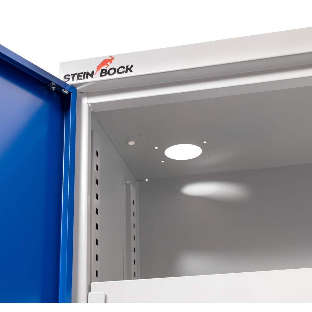 Produktabbildung Nr. 5: Steinbock® Chemikalien- und Giftschrank, 4 Wannen, HxBxT 1.950 x 1.200 x 500 mm