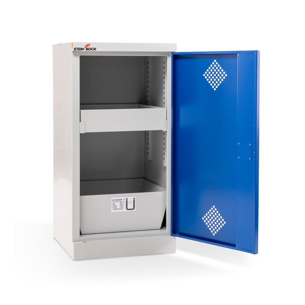 Produktabbildung Nr. 3: Steinbock® Chemikalien- und Giftschrank, 2 Wannen, HxBxT 1.000 x 500 x 500 mm