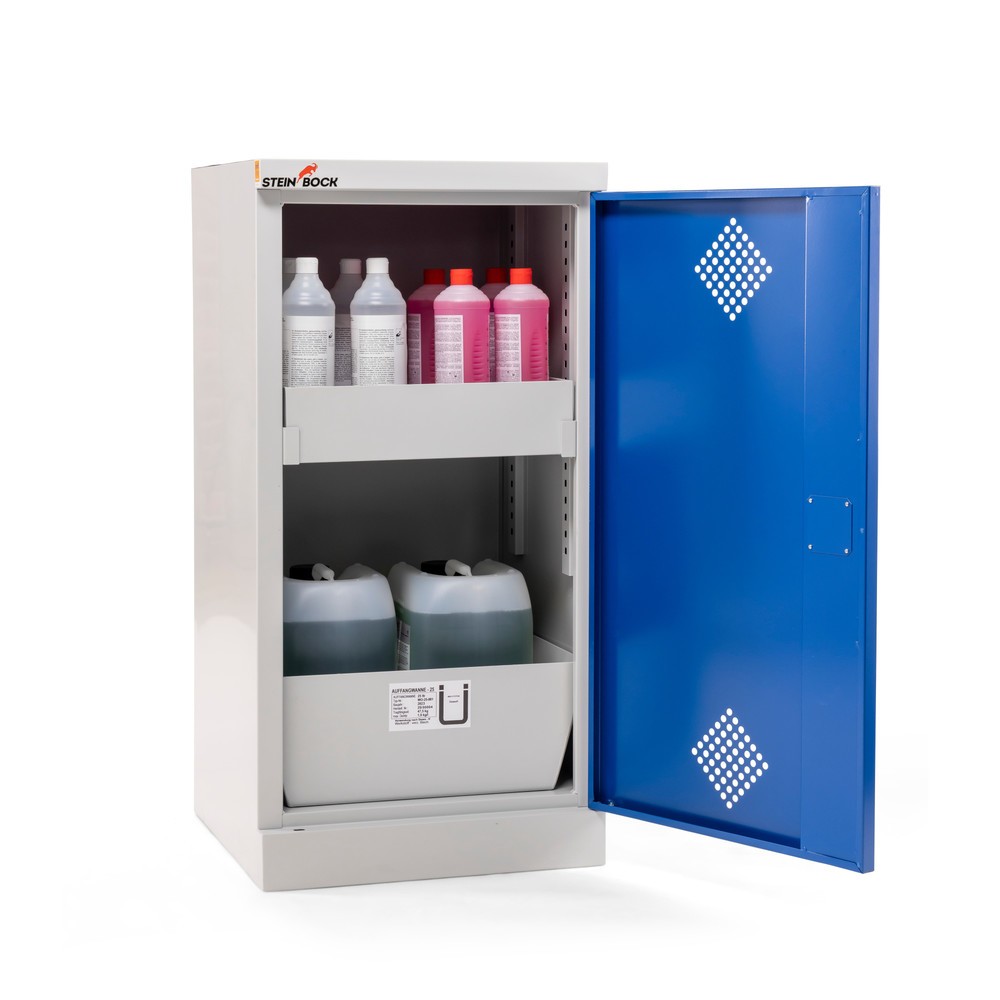 Produktabbildung Nr. 4: Steinbock® Chemikalien- und Giftschrank, 2 Wannen, HxBxT 1.000 x 500 x 500 mm