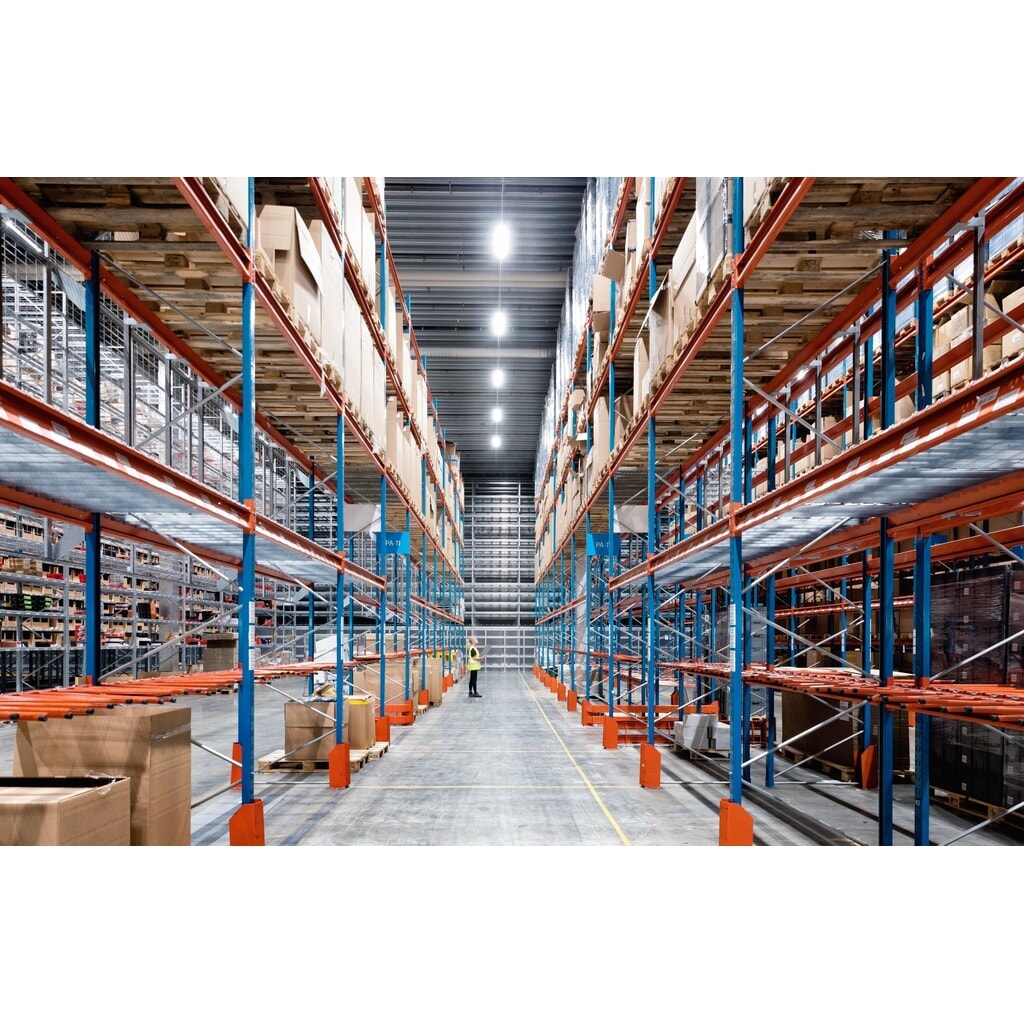 Produktabbildung Nr. 2: Steinbock® Drahtgitterboden für Palettenregale, engmaschig und feuerverzinkt, BxT 890 x 1100 mm, Tragkraft pro Stellplatz 500 kg