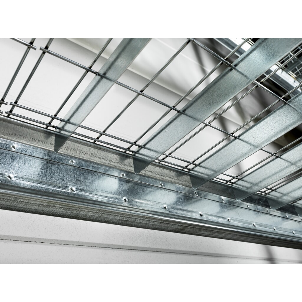 Steinbock® Drahtgitterboden für Palettenregale, engmaschig und feuerverzinkt, BxT 890 x 1100 mm, Tragkraft pro Stellplatz 500 kg Produktabbildung Nr. 9: Steinbock® Drahtgitterboden für Palettenregale, engmaschig und feuerverzinkt, BxT 890 x 1100 mm, Tragkraft pro Stellplatz 500 kg