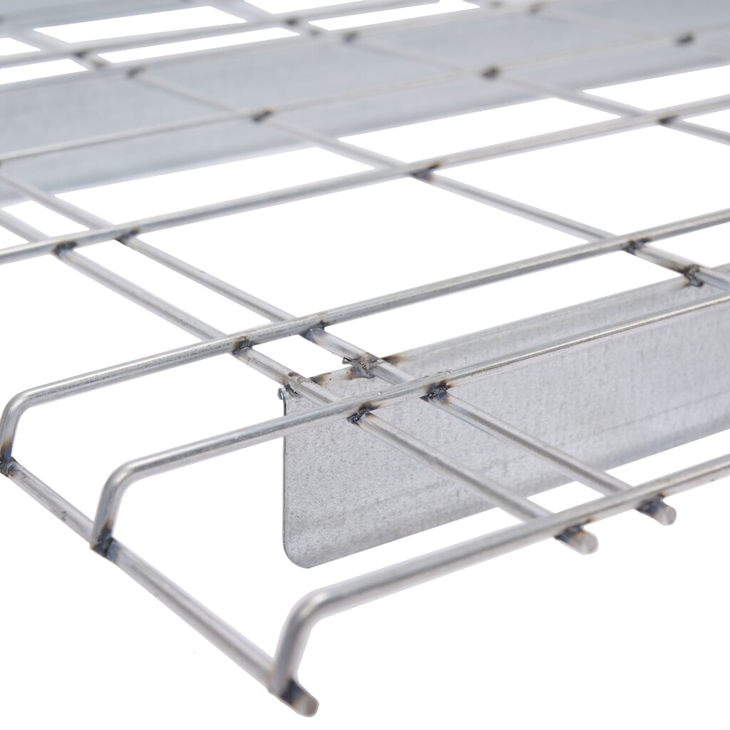 Produktabbildung Nr. 15: Steinbock® Drahtgitterboden für Palettenregale, engmaschig und feuerverzinkt, BxT 890 x 1100 mm, Tragkraft pro Stellplatz 500 kg