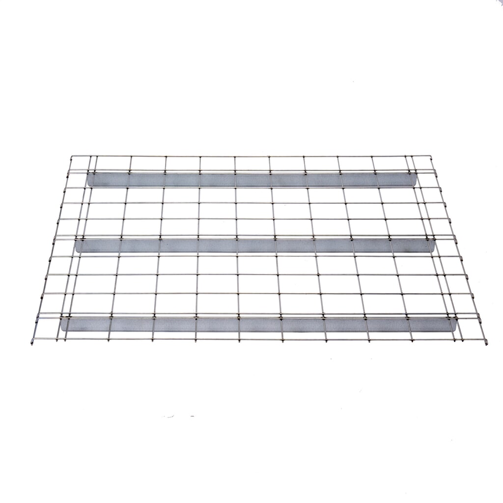 Steinbock® Drahtgitterboden für Palettenregale, engmaschig und feuerverzinkt, BxT 890 x 1100 mm, Tragkraft pro Stellplatz 500 kg Produktabbildung Nr. 1: Steinbock® Drahtgitterboden für Palettenregale, engmaschig und feuerverzinkt, BxT 890 x 1100 mm, Tragkraft pro Stellplatz 500 kg