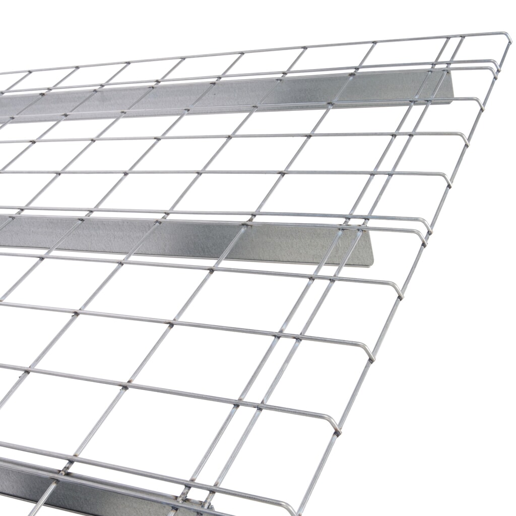 Steinbock® Drahtgitterboden für Palettenregale, engmaschig und feuerverzinkt, BxT 890 x 1100 mm, Tragkraft pro Stellplatz 500 kg Produktabbildung Nr. 16: Steinbock® Drahtgitterboden für Palettenregale, engmaschig und feuerverzinkt, BxT 890 x 1100 mm, Tragkraft pro Stellplatz 500 kg