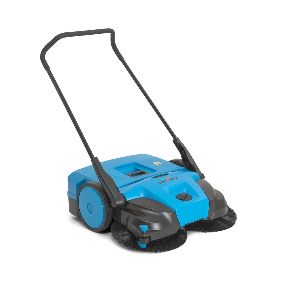 Produktabbildung: Steinbock® Handkehrmaschine Turbo Premium, manuell, Kehrbreite 770 mm, RAL 5015 himmelblau