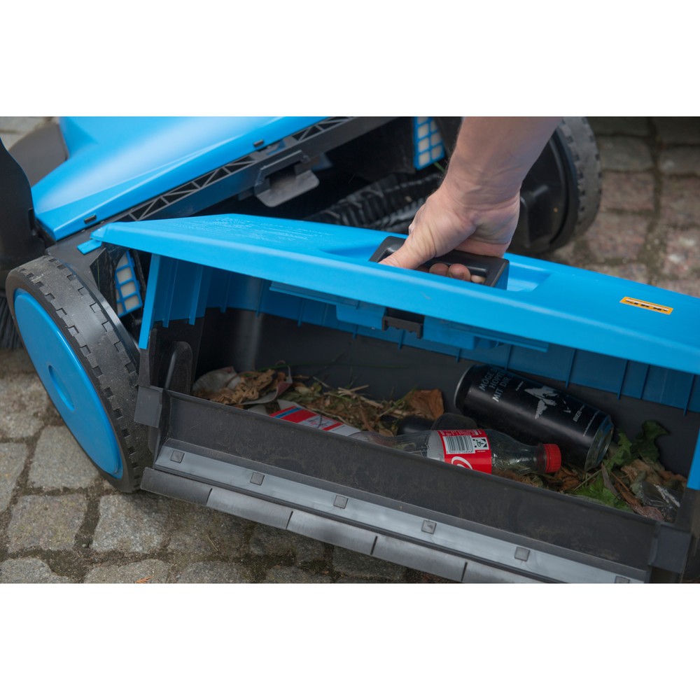 Produktabbildung Nr. 7: Steinbock® Handkehrmaschine Turbo Premium, manuell, Kehrbreite 770 mm, RAL 5015 himmelblau