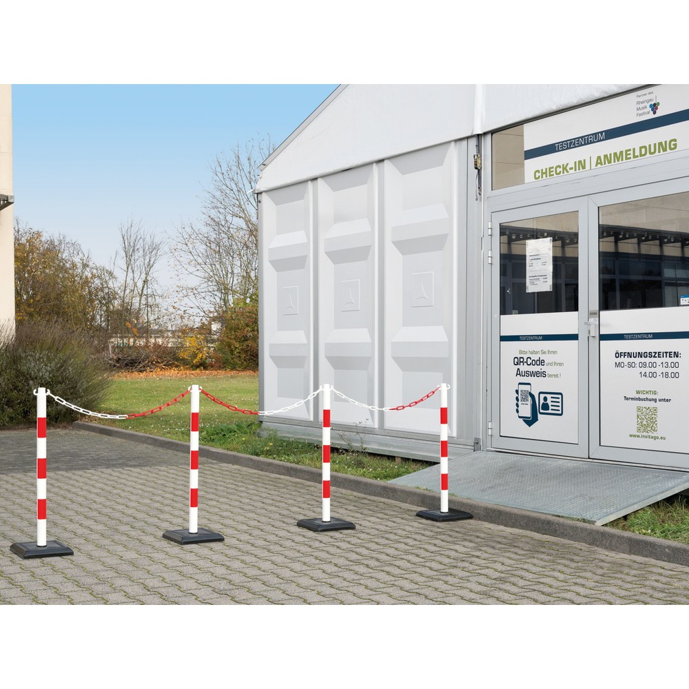 Produktabbildung Nr. 3: Steinbock® Kettenständer-Set, 4 Ständer, schwarz-gelb