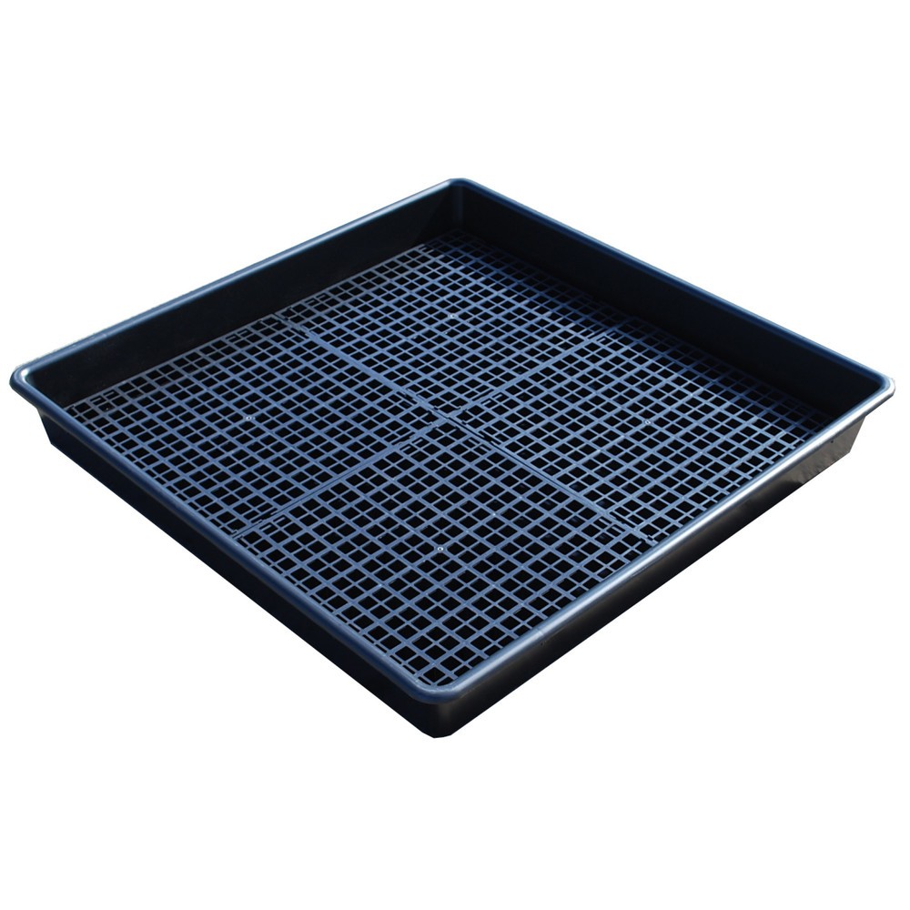 Produktabbildung Nr. 1: Steinbock® Kleingebindewanne aus PE, inkl. PE-Rost, Auffangvolumen 100 l