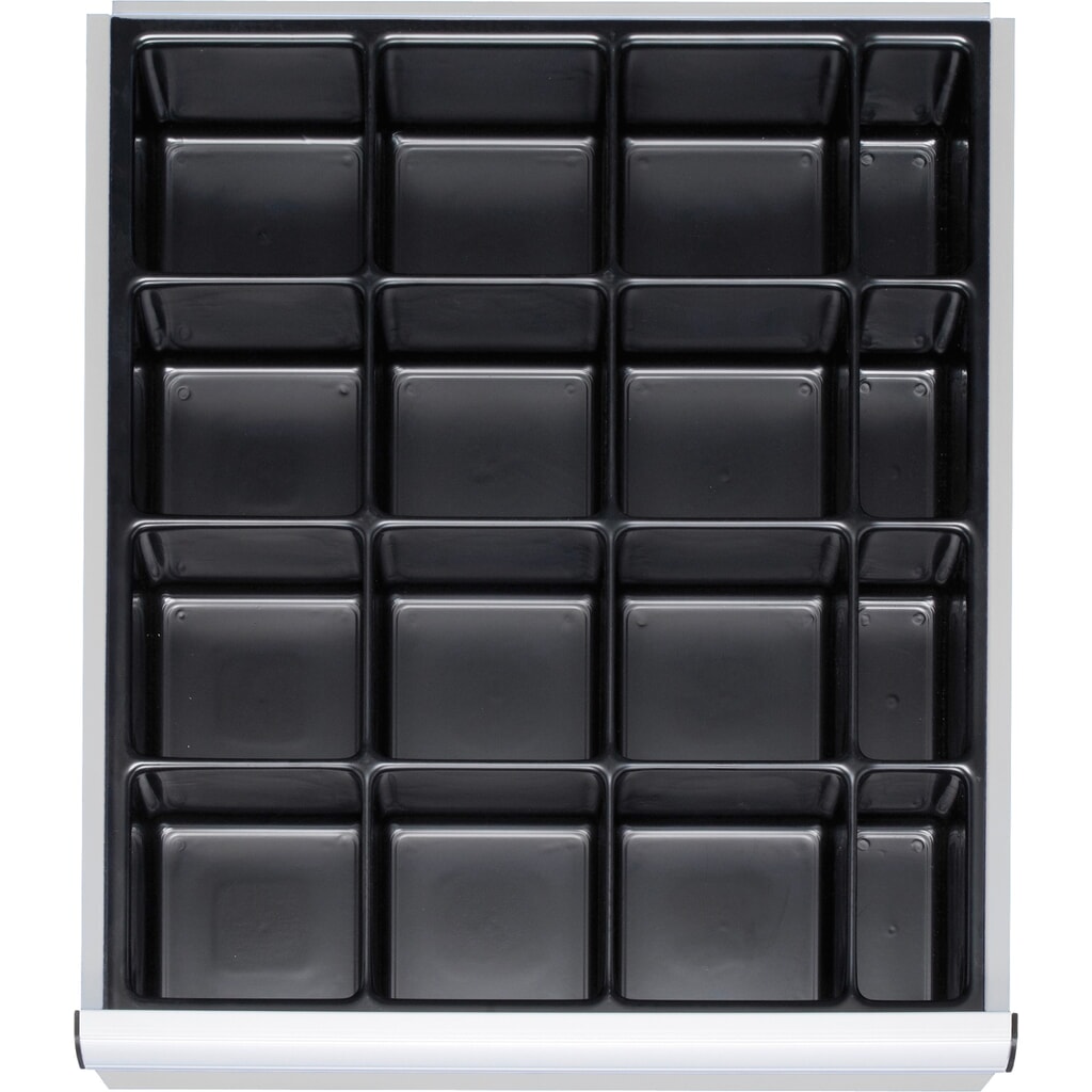 Steinbock® Selection Kleinteile-Einsatz, für Schubladenmaße BxT 490 x 560 mm mit Blendenhöhe 60-90 mm Produktabbildung: Steinbock® Selection Kleinteile-Einsatz, für Schubladenmaße BxT 490 x 560 mm mit Blendenhöhe 60-90 mm