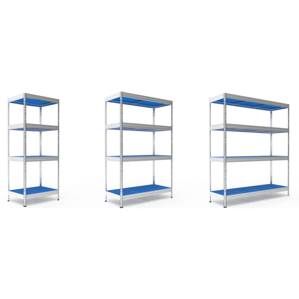 Produktabbildung Nr. 2: Steinbock® Lebensmittelregal LMR-1, Fachlast 150 kg, HxBxT 1.800 x 1.100 x 500 mm