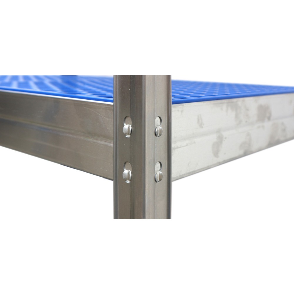 Produktabbildung Nr. 7: Steinbock® Lebensmittelregal LMR-1, Fachlast 150 kg, HxBxT 1.800 x 1.100 x 500 mm