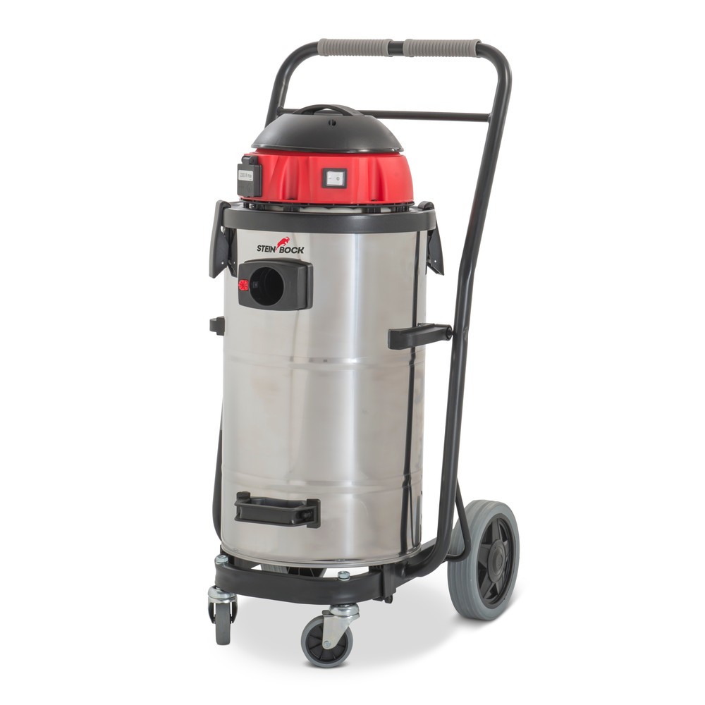 Produktabbildung: Steinbock® Nass-Trockensauger INOX, 1.400 W, 40 l, Kippfahrgestell