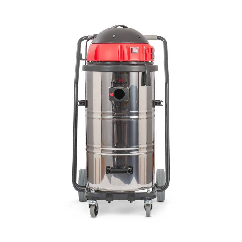 Produktabbildung: Steinbock® Nass-Trockensauger INOX, 3.600 W, 73 l, Kippfahrgestell