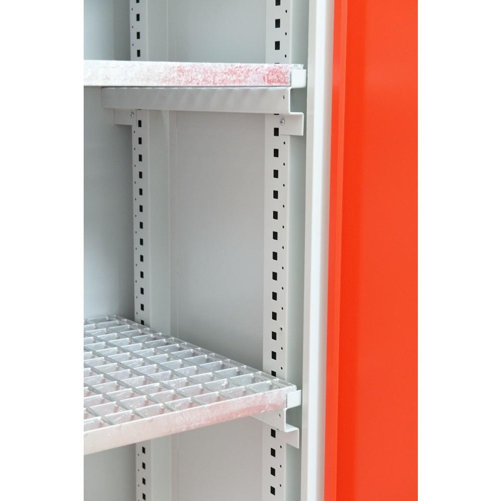 Produktabbildung Nr. 3: Steinbock® Ölschrank, 2 höhenverstellbare Gitterrostböden, 1 Auffangwanne, HxBxT 1.950 x 950 x 500 mm