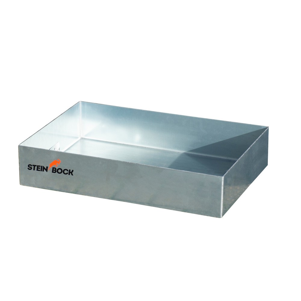 Produktabbildung Nr. 1: Steinbock® Paletten-Kleingebindewanne, aus Stahl, verzinkt, HxBxT 120 x 400 x 600 mm, Auffangvolumen 22 Liter