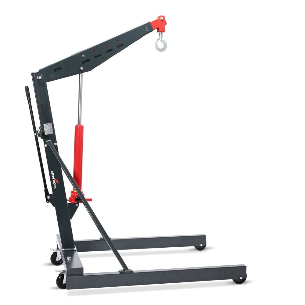 Produktabbildung: Steinbock® Werkstattkran, Zwei-Wege-Pumpe, TK 500 kg