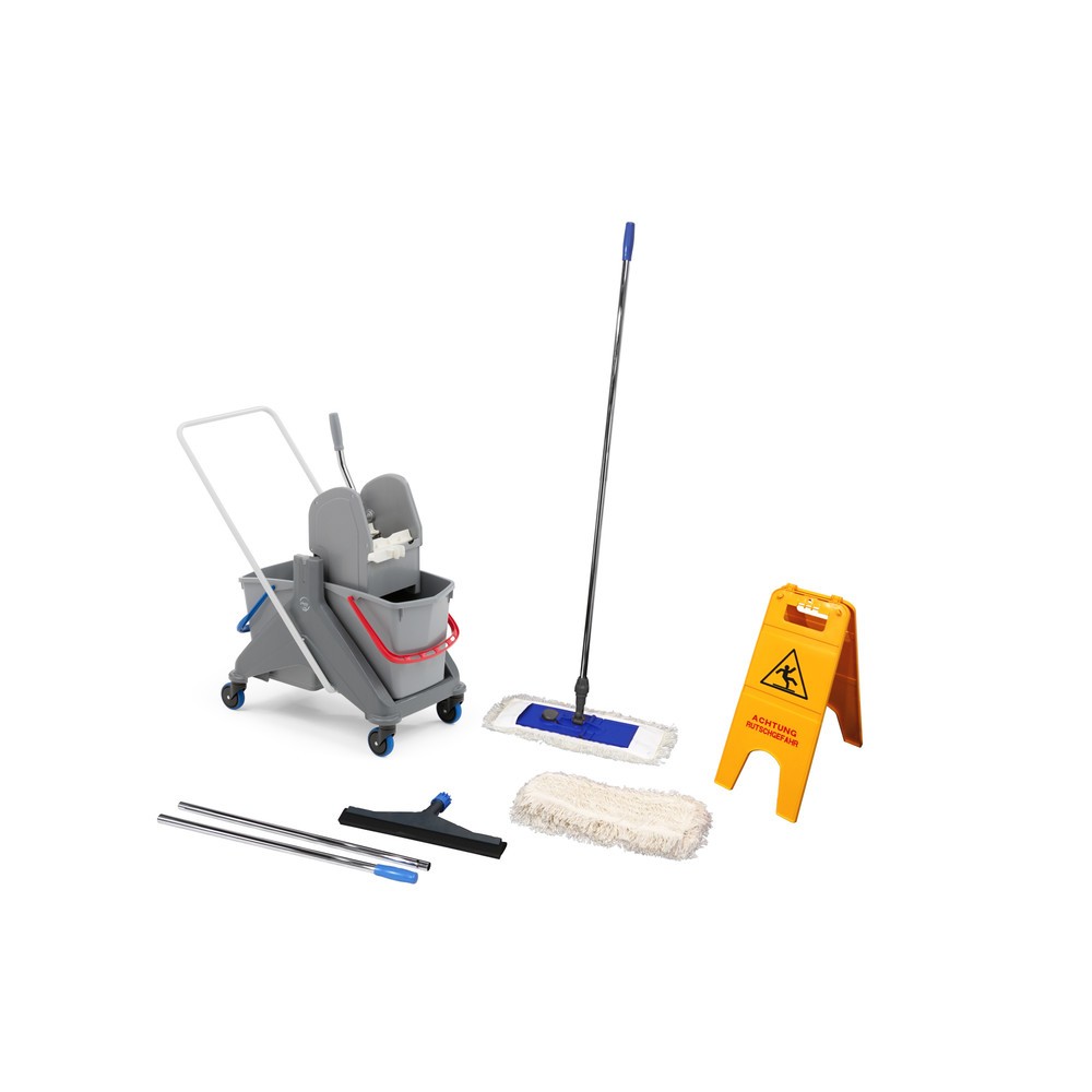 Produktabbildung: Steinbock® Reinigungswagen DoubleClean Pro, Bodenreinigung