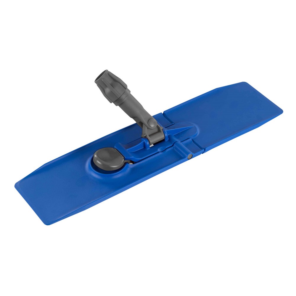 Produktabbildung Nr. 5: Steinbock® Reinigungswagen-Einsteiger-Set, Einfach-Fahreimer 30 Liter, 5x Baumwollmopp 400 mm, 2-teiliger Chromstiel und Klapphalter
