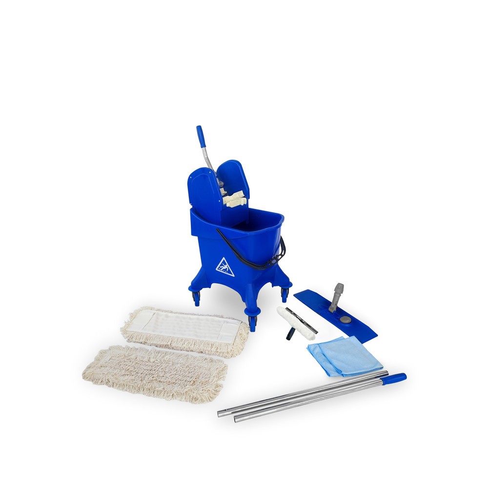 Produktabbildung: Steinbock® Reinigungswagen SingleClean Pro, Glas- und Oberflächenreinigung