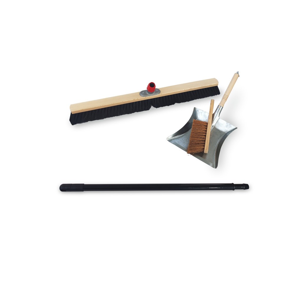 Produktabbildung Nr. 4: Steinbock® Saalbesen-Set, inkl. Besen, Kehrschaufel und Handfeger