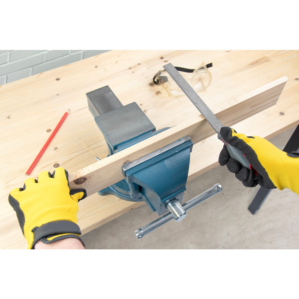 Produktabbildung Nr. 7: Steinbock® Schraubstock, dreh- und arretierbar, aus robustem Gusseisen, Backenbreite 150 mm
