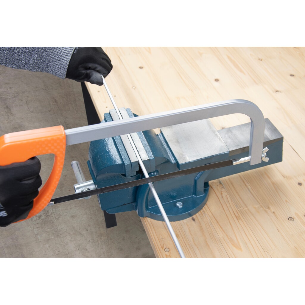 Steinbock® Schraubstock, feststehend, aus robustem Gusseisen, Backenbreite 150 mm Produktabbildung Nr. 8: Steinbock® Schraubstock, feststehend, aus robustem Gusseisen, Backenbreite 150 mm