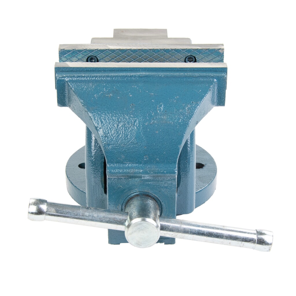 Steinbock® Schraubstock, feststehend, aus robustem Gusseisen, Backenbreite 125 mm Produktabbildung Nr. 3: Steinbock® Schraubstock, feststehend, aus robustem Gusseisen, Backenbreite 125 mm