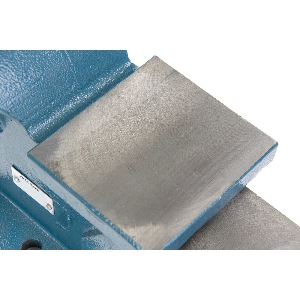 Produktabbildung Nr. 5: Steinbock® Schraubstock, feststehend, aus robustem Gusseisen, Backenbreite 125 mm