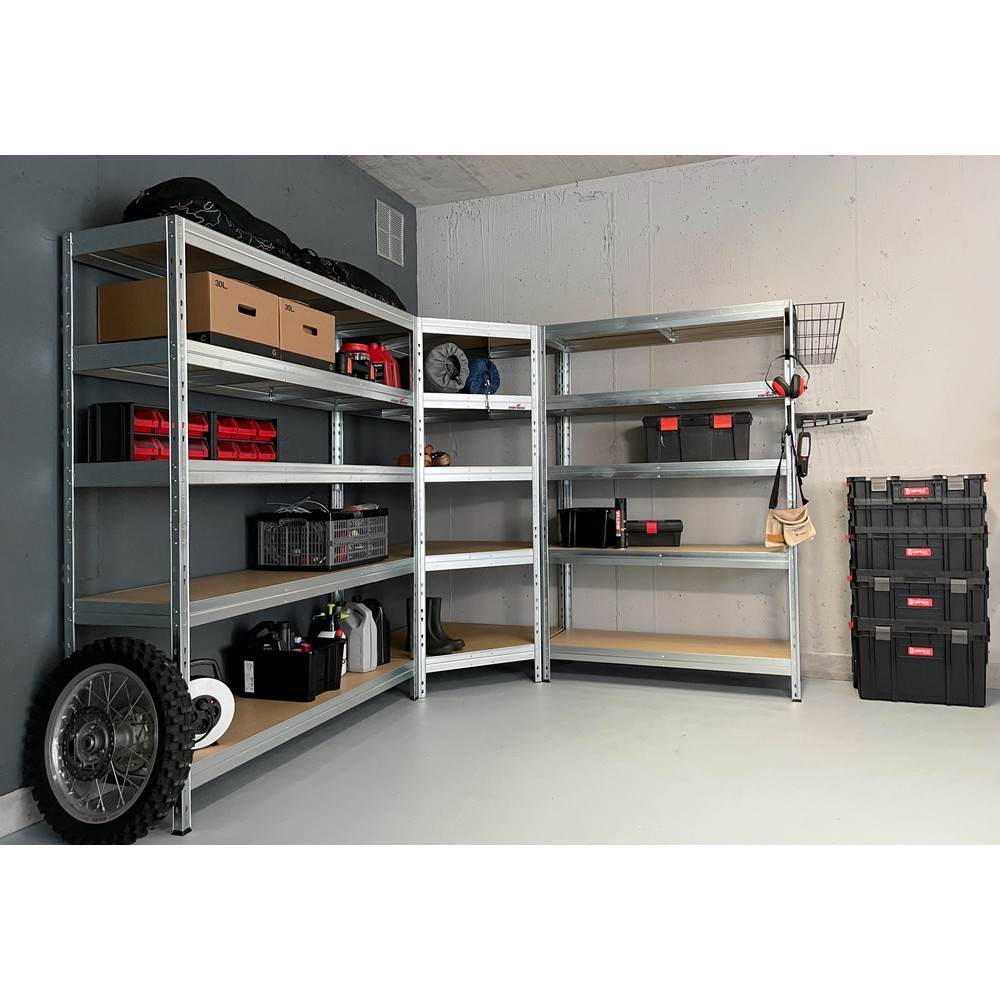 Produktabbildung Nr. 4: Steinbock® Schwerlastregal Rivet 1, Fachlast 300 kg, HxBxT 1.800 x 1.200 x 450 mm