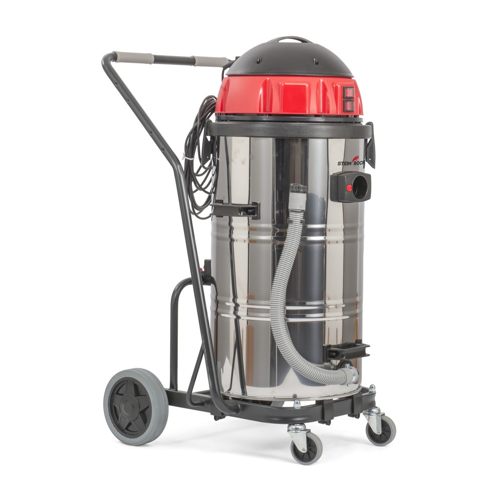 Produktabbildung Nr. 15: Steinbock® Spänesauger INOX, Kippfahrgestell, 2.400 W, 73 l