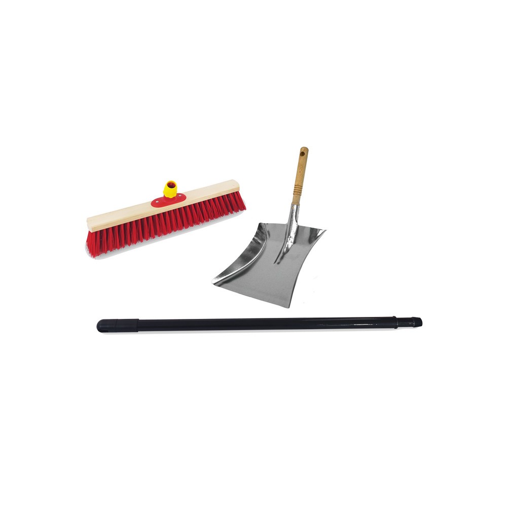 Produktabbildung Nr. 2: Steinbock® Straßenbesen-Set, inkl. Besen und Kehrschaufel