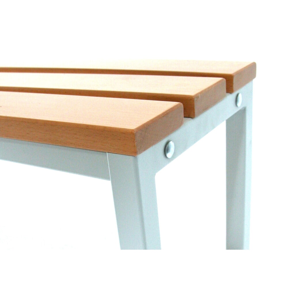 Produktabbildung Nr. 4: Steinbock® Umkleidesitzbank, 2-seitig mit Hakenleiste, Breite 1.000 mm, ohne Schuhrost