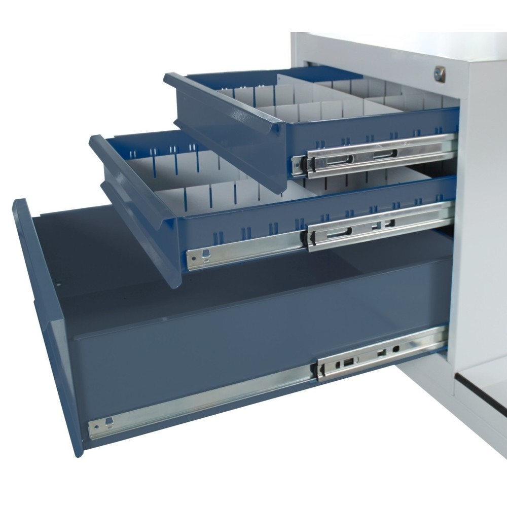 Produktabbildung Nr. 4: Steinbock® Werkbank Cube, 3 Schubladen, TK 300 kg, HxBxT 825 x 1.200 x 600 mm, RAL 7035/7016