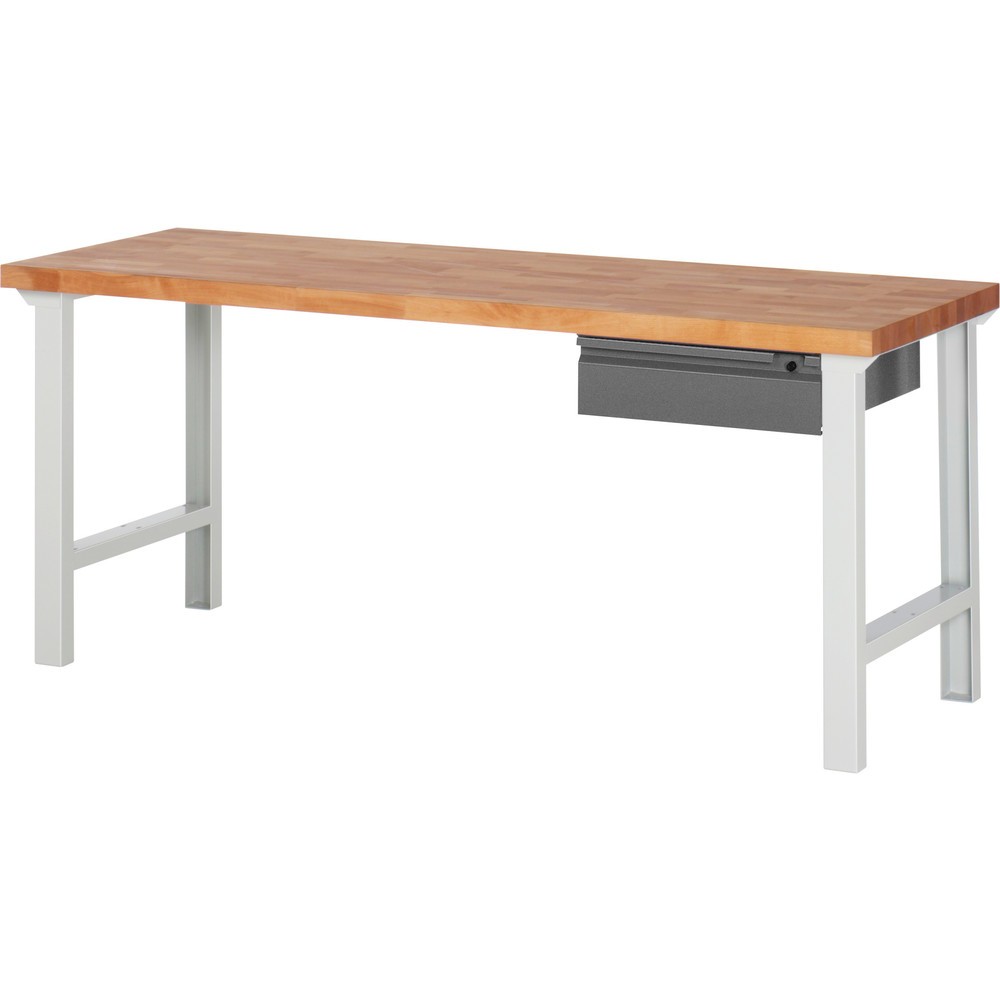 Produktabbildung Nr. 1: Steinbock® Werkbank, mit Schublade, HxBxT 840 x 2.000 x 700 mm, RAL 7035/7016
