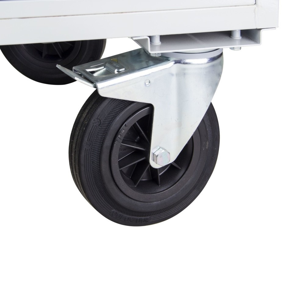 Produktabbildung Nr. 2: Steinbock® Werkbank Motion, verfahrbar, 1 Tür, TK 500 kg, HxBxT 827 x 1.300 x 600 mm, RAL 7035/7016