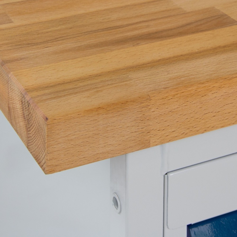 Produktabbildung Nr. 5: Steinbock® Werkbank Motion, verfahrbar, 1 Tür, TK 500 kg, HxBxT 827 x 1.300 x 600 mm, RAL 7035/7016