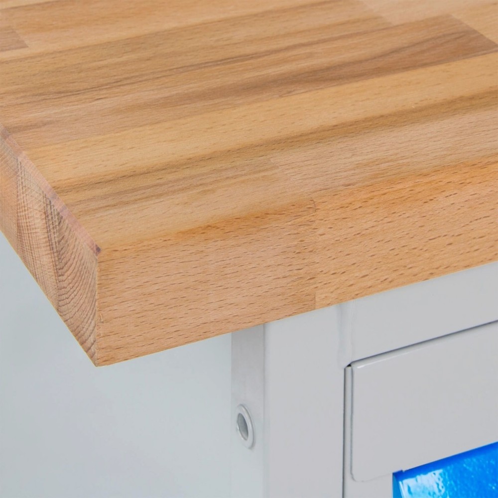 Produktabbildung Nr. 5: Steinbock® Werkbank Motion, verfahrbar, 2 Türen, TK 500 kg, HxBxT 827 x 1.300 x 600 mm, RAL 7035/5012